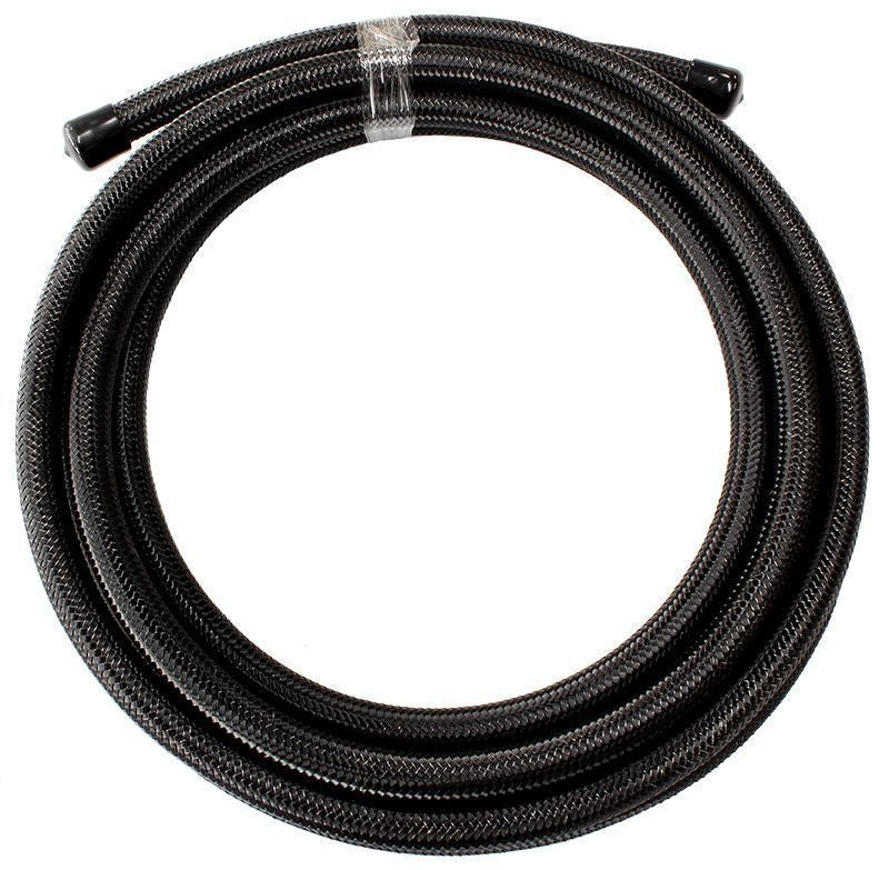 Aeroflow AF200-16-4.5MBLK SS PTFE Braided Hose -16AN 4.5M Black Stainless