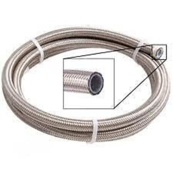 Aeroflow Performance Products AF200-16-6M SS PTFE Braided Hose -16AN 6M Clamshell Pack