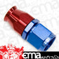 Aeroflow Performance Products AF201-03D Alloy Straight Hose End -3AN Blue Swivel Nut Suit PTFE