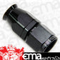 Aeroflow Performance Products AF201-03DBLK Alloy Straight Hose End -3AN Black Swivel Nut Suit PTFE
