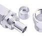 Aeroflow AF201-04-03 Stainless Straight Hose -4 Swivel to -3 Hose End PTFE Hose