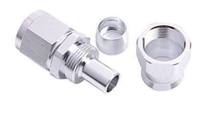 Aeroflow AF201-04-03 Stainless Straight Hose -4 Swivel to -3 Hose End PTFE Hose