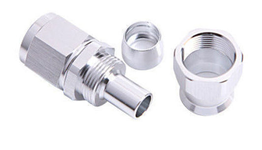 Aeroflow AF201-04-03 Stainless Straight Hose -4 Swivel to -3 Hose End PTFE Hose