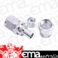 Aeroflow AF201-04-03 Stainless Straight Hose -4 Swivel to -3 Hose End PTFE Hose
