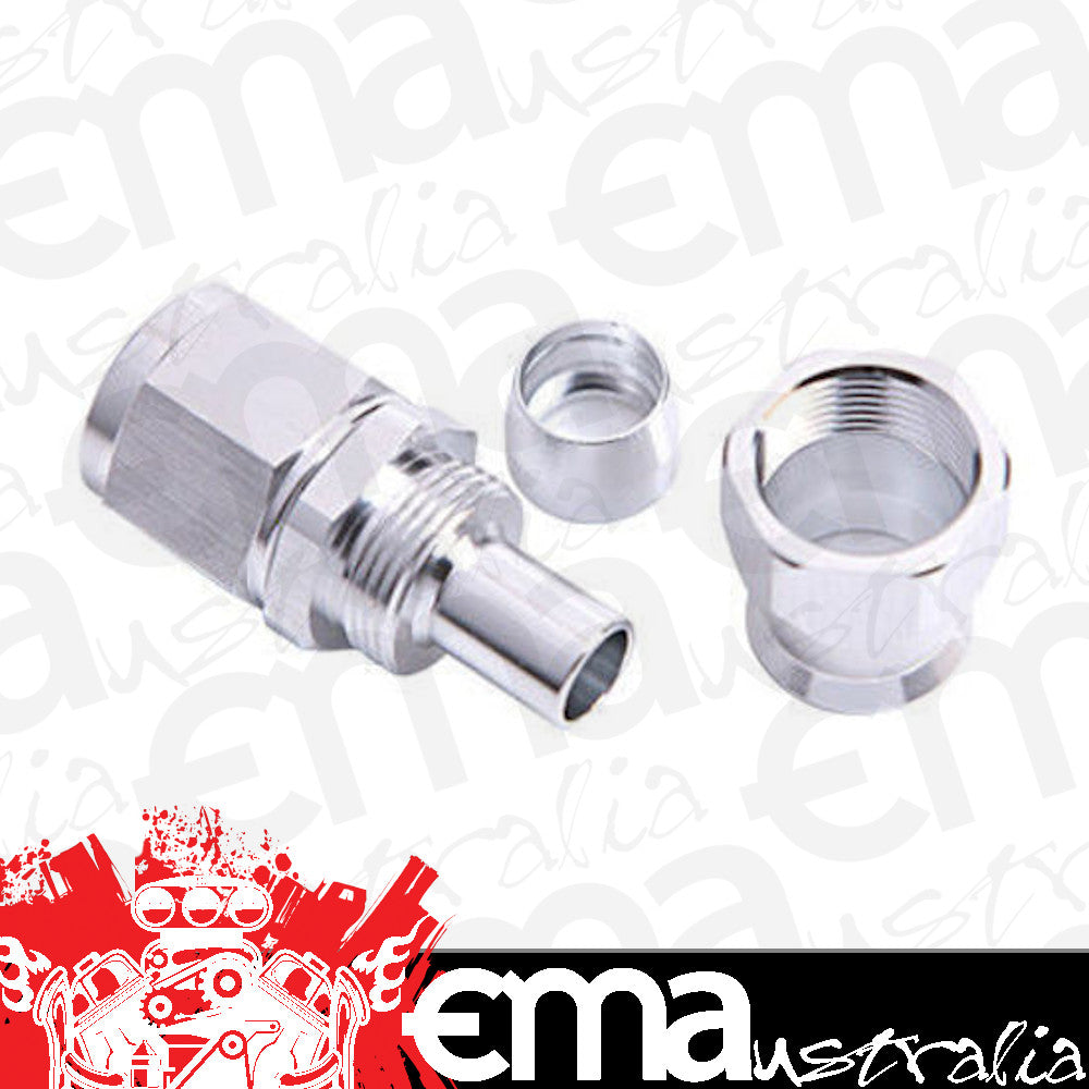 Aeroflow AF201-04-03 Stainless Straight Hose -4 Swivel to -3 Hose End PTFE Hose