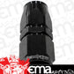 Aeroflow AF201-06DBLK-25 Alloy Straight Hose End -6AN Black Swivel Nut Suit PTFE