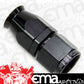 Aeroflow Performance Products AF201-08DBLK Alloy Straight Hose End -8AN Black Swivel Nut Suit PTFE