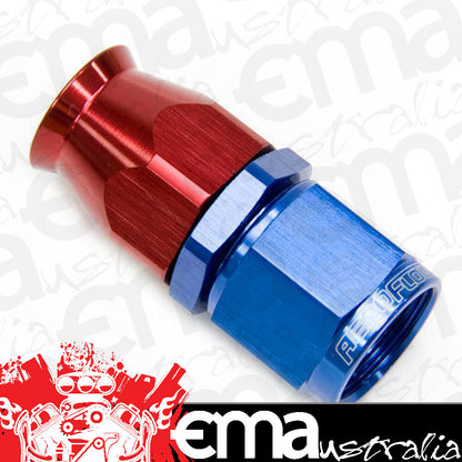 Aeroflow Performance Products AF201-16D Alloy Straight Hose End -16AN Blue Swivel Nut Suit PTFE