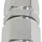 Aeroflow AF201-20DS Alloy Straight Hose End -20AN Silver Swivel Nut Suit PTFE