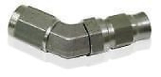 Aeroflow Performance Products AF202-03 Stainless 45 Deg Hose End Suit -3 PTFE Hose