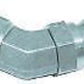 Aeroflow Performance Products AF202-04S Steel 45 Deg Hose End -4AN Steel Full Swivel Suit PTFE