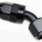 Aeroflow Performance Products AF202-08DBLK Alloy 45 Deg Hose End -8AN Black Full Swivel Suit PTFE