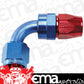 Aeroflow AF203-03D Alloy 90 Deg Hose End -3AN Blue Swivel Nut Suit PTFE