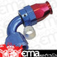 Aeroflow AF203-12D Alloy 90 Deg Hose End -12AN Blue Full Swivel Suit PTFE