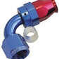 Aeroflow 200 & 250 series braided hose Alloy 90 Deg End -20AN Blue Full Swivel Suit PTFE Aeroflow Performance Products AF203-20D