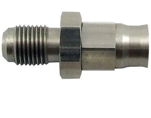 Aeroflow AF204-03 S/S Straight Hose End M10 x1.00 Suit PTFE Hose