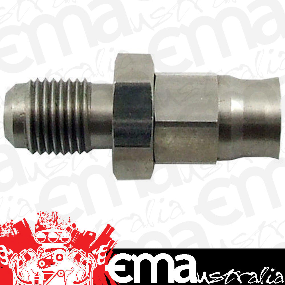 Aeroflow AF204-03 S/S Straight Hose End M10 x1.00 Suit PTFE Hose