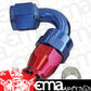 Aeroflow 200 & 250 series braided hose Alloy 120 Deg End -3AN Blue Full Swivel Suit PTFE Aeroflow Performance Products AF204-03D