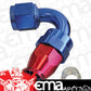 Aeroflow AF204-06D Alloy 120 Deg Hose End -6AN Blue Full Swivel Suit Teflon