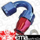 Aeroflow 200 & 250 series braided hose Alloy 150 Deg End -4AN Blue Full Swivel Suit Teflon Aeroflow Performance Products AF205-04D