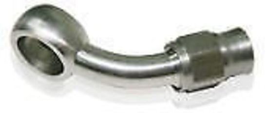 Aeroflow AF209-03 -3AN 45 Deg Banjo 7/16" Stainless Suit Teflon