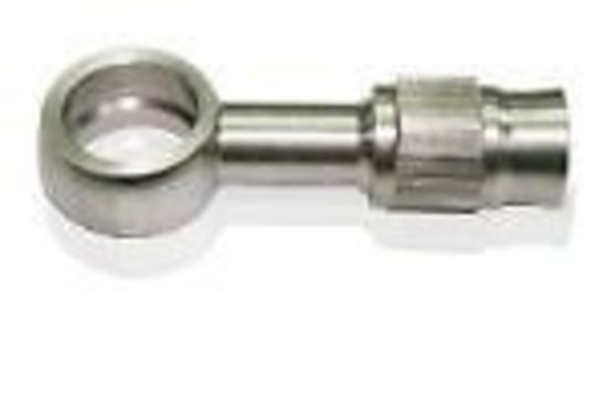 Aeroflow AF213-03L -3 Straight Banjo Hose End Eye Size 7/16 Long