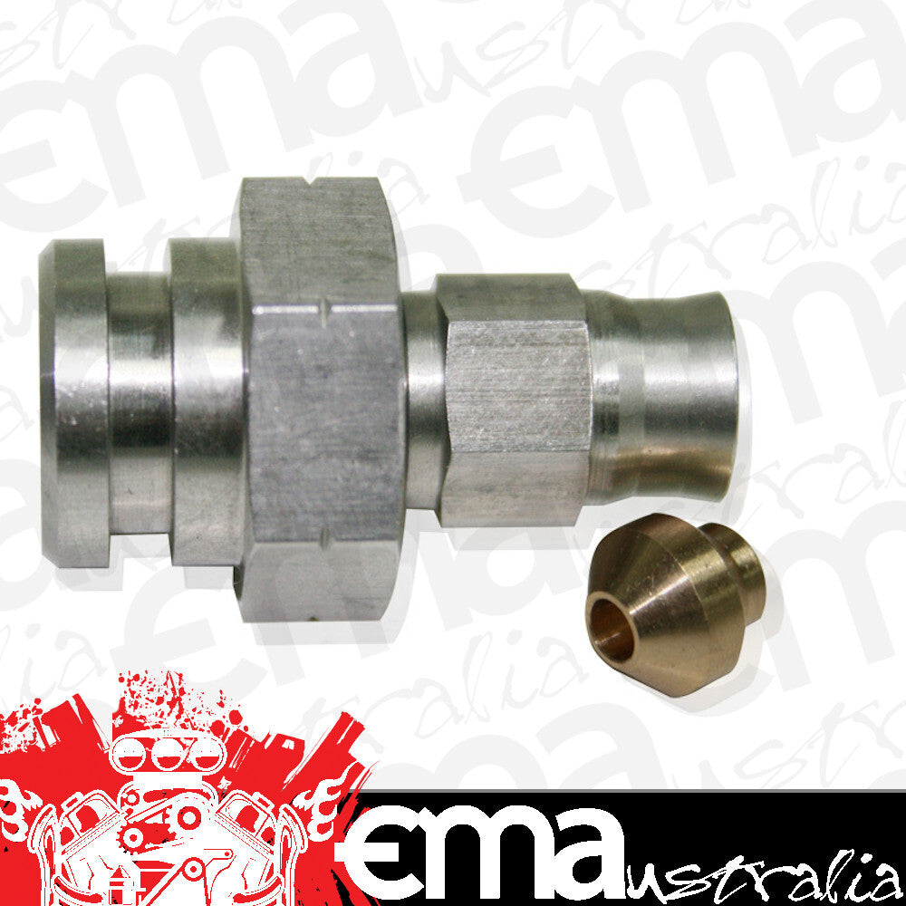 Aeroflow Performance Products AF231-03 Female Inverted Flare 19mm Hexwith Ret Clip Recess M10 x 1.0