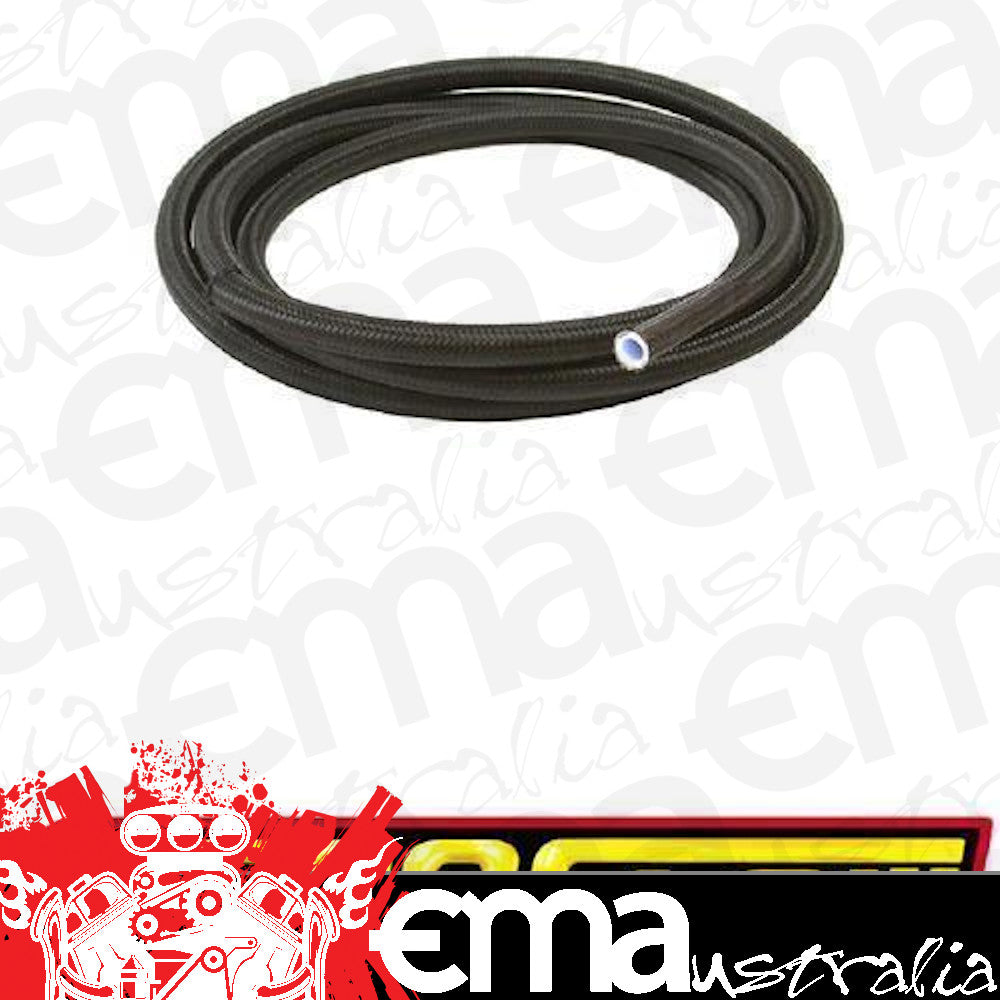 Aeroflow AF250-12-6M Black Braided Teflon Hose-12AN SS 6M Clamshel 19.5mm O.D