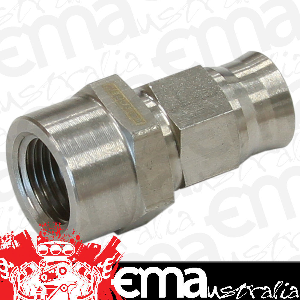 Aeroflow AF274-03 S/S Straight Hose End 1/8" NPTfemale to -3 Teflon Hose