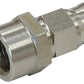 Aeroflow AF274-03 S/S Straight Hose End 1/8" NPTfemale to -3 Teflon Hose