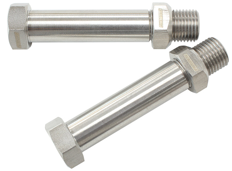 Aeroflow AF285-02 SS 2-3/8" Thru Frame with 2xm10 x 1.0 Female Thread