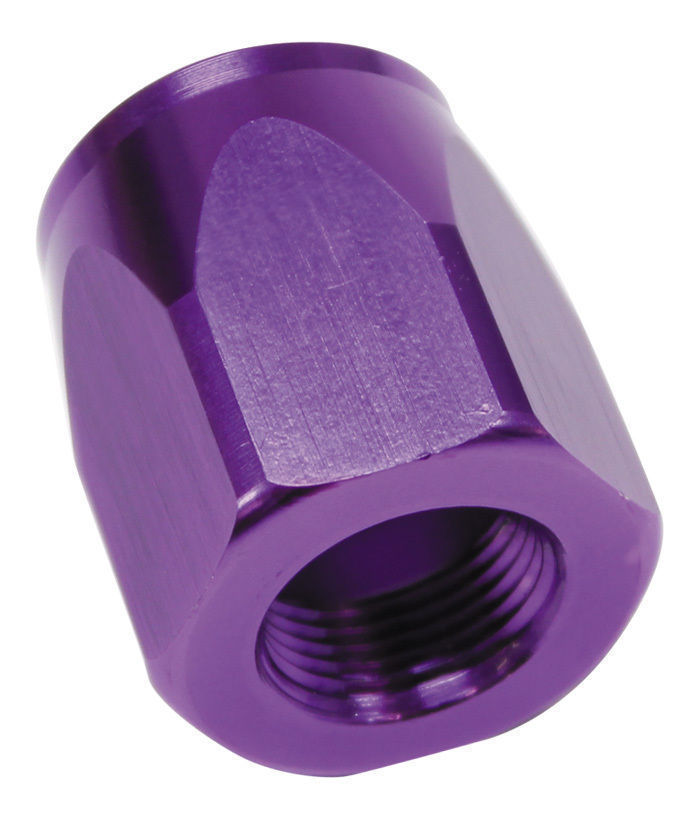 Aeroflow Performance Products AF298-08DPUR Hose End Socket Alloy -8AN Purple Suit Braided Hose
