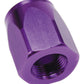 Aeroflow AF298-10DPUR  Hose End Socket Alloy -10AN Purple Suit Braided Hose