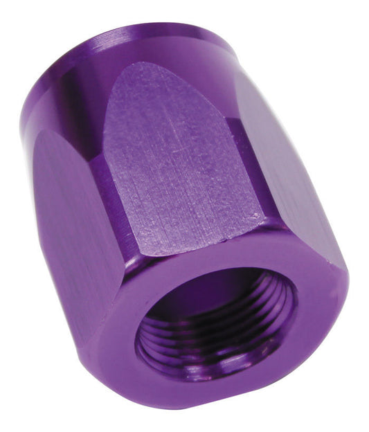 Aeroflow AF298-10DPUR  Hose End Socket Alloy -10AN Purple Suit Braided Hose