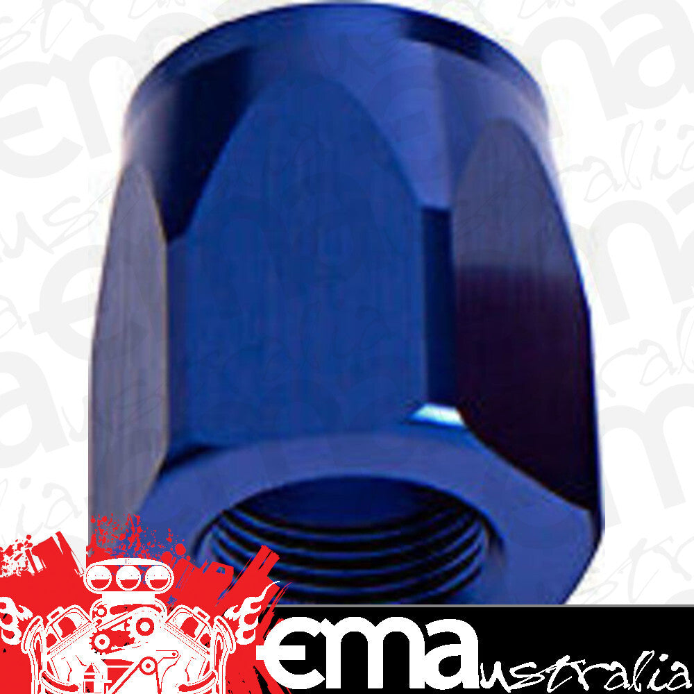 Aeroflow Performance Products AF298-16DBL Hose End Socket Alloy -16AN Blue Suit Braided Hose