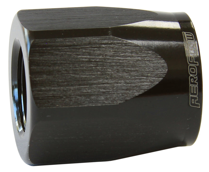 Aeroflow AF298-20DBLK  Hose End Socket Alloy -20AN Black Suit Braided Hose