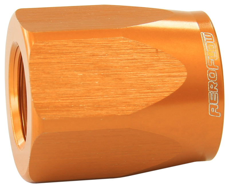 Aeroflow AF298-20DG  Hose End Socket Alloy -20AN Gold Suit Braided Hose