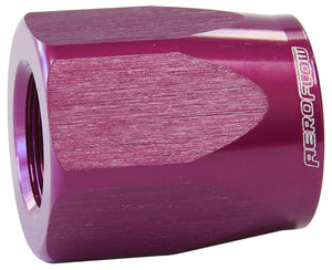 Aeroflow AF298-20DPUR  Hose End Socket Alloy -20AN Purple Suit Braided Hose