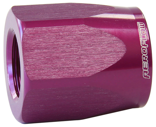 Aeroflow AF298-20DPUR  Hose End Socket Alloy -20AN Purple Suit Braided Hose