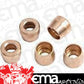 Aeroflow AF299-06 Teflon Brass Olive Insert -6Ansuit Teflon Hose End -6AN (5 Pack)