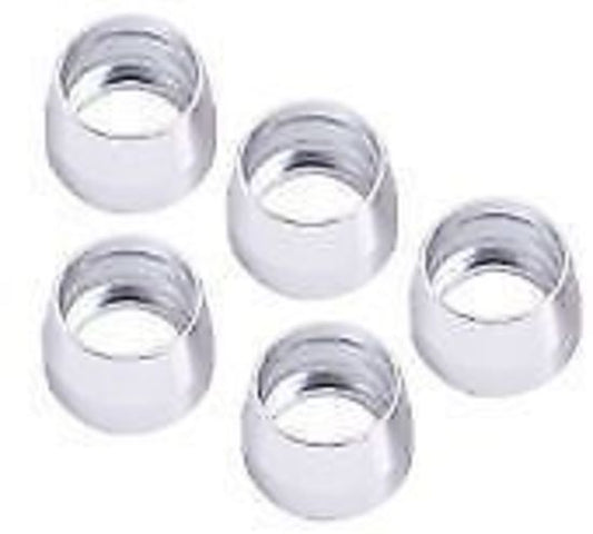 Aeroflow AF299-08SS Teflon S/S Olive Insert -8AN Suit Teflon Hose End -8AN (5 Pack)
