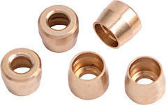 Aeroflow Performance Products AF299-16 Teflon Brass Olive Insert -16 Suit Teflon Hose End -16AN (5 Pack)