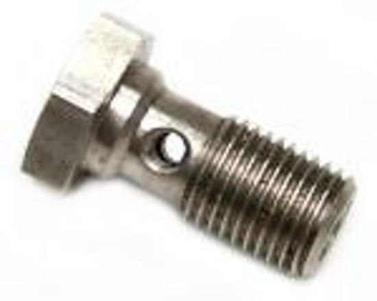 Aeroflow AF300-03L Banjo Bolt -3AN 3/8" x 24Unf Stainless 25mm Long