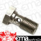 Aeroflow AF300-03L Banjo Bolt -3AN 3/8" x 24Unf Stainless 25mm Long