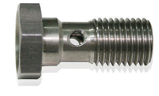Aeroflow AF300-04L Banjo Bolt -3AN 7/16" x 20Unf Stainless 30mm Long