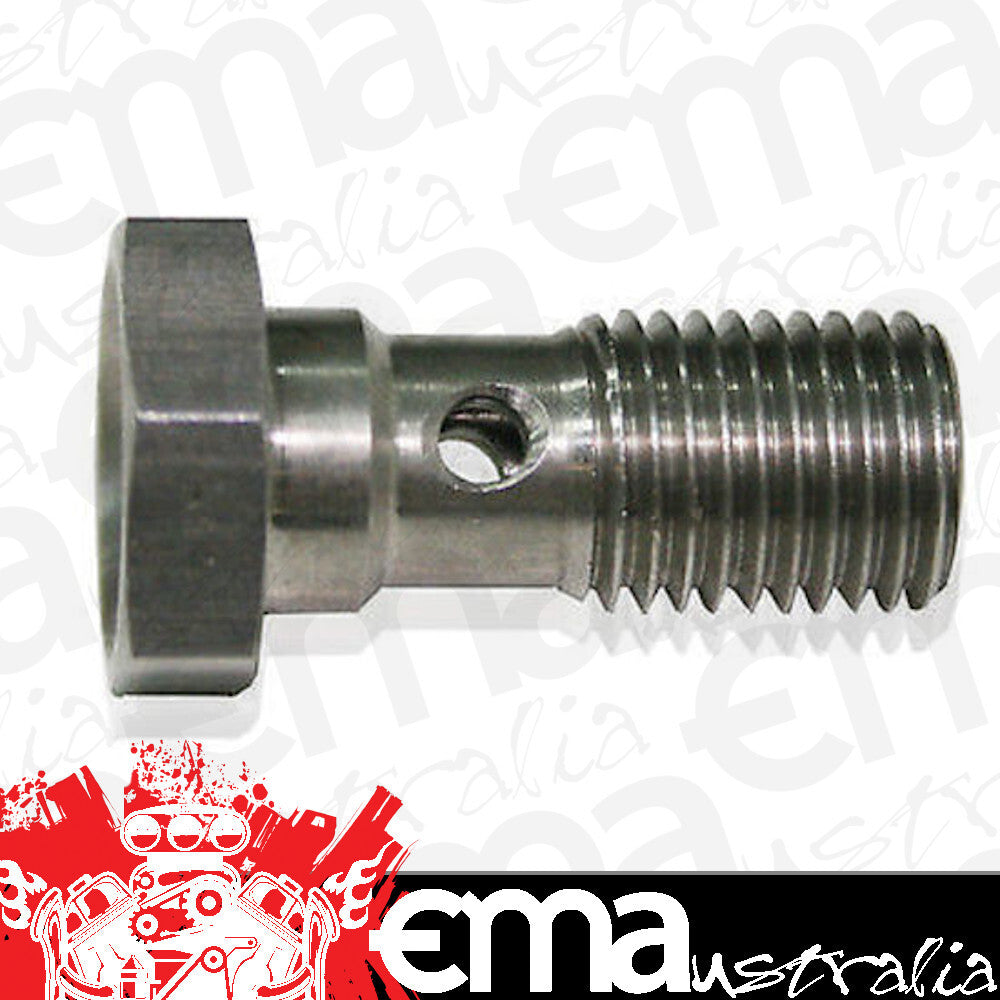 Aeroflow AF300-04L Banjo Bolt -3AN 7/16" x 20Unf Stainless 30mm Long