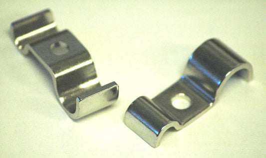 Aeroflow AF300-06-01 Dual Hardline Clamps 1 x 3/16"And 1 x 3/8" *Dual Sizes* (6 Pack)
