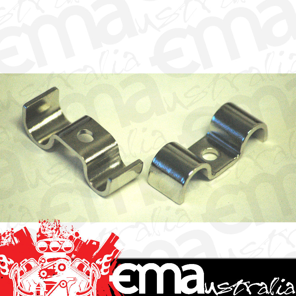 Aeroflow AF300-06-05 Dual Hardline Clamps 1 x 5/16"And 1 x 3/8" *Dual Sizes* (6 Pack)