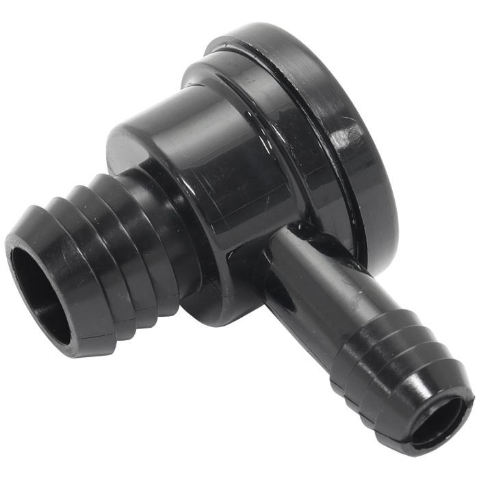 Aeroflow AF300-109 Brake Booster Check Valve Black Finish  3/8" Barb