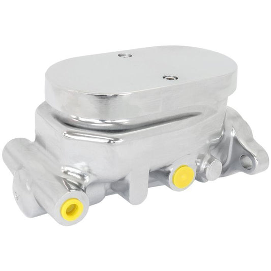 Aeroflow Performance Products AF300-150 GM Brake Master Cylinder 1" Bore Chrome Finish Cast Aluminium with Smooth Top Lid